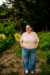 The Woods Maine® Wildflowers Cropped Boxy Tee