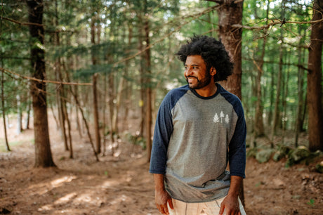 The Norway Maine Baseball Long Sleeve The Woods Maine® | Made in the USA