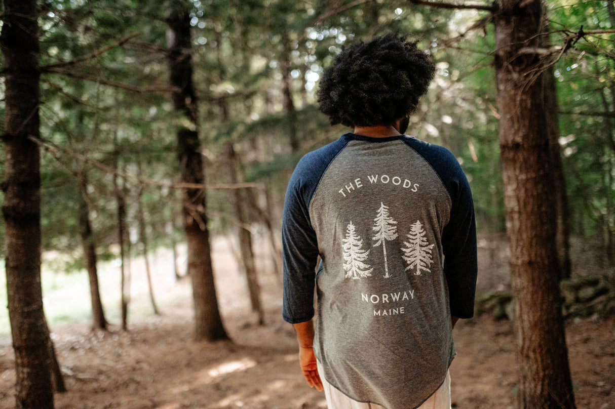 The Norway Maine Baseball Long Sleeve The Woods Maine® | Made in the USA