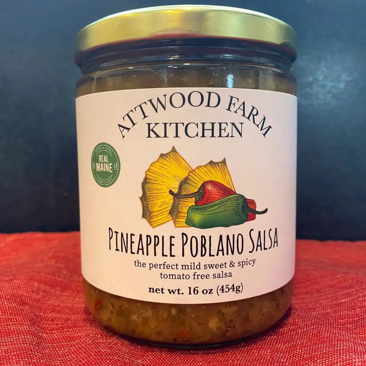 Pineapple Poblano Salsa 16oz - Attwood Farm Kitchen Attwood Farm Kitchen