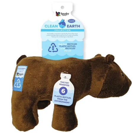 Plush Bear Dog Toy - Spunky Pup - The Woods Maine