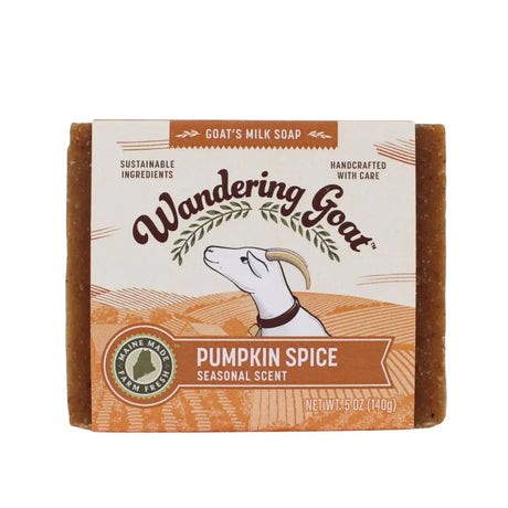 Pumpkin Spice Goat Milk Soap - Wandering Goat Maine - The Woods Maine