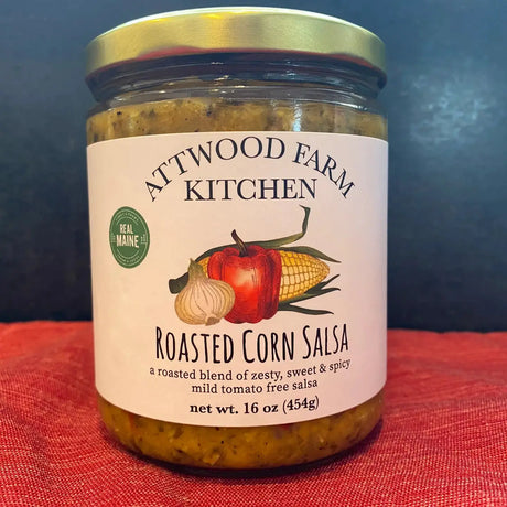 Roasted Corn Salsa 16oz - Attwood Farm Kitchen Attwood Farm Kitchen