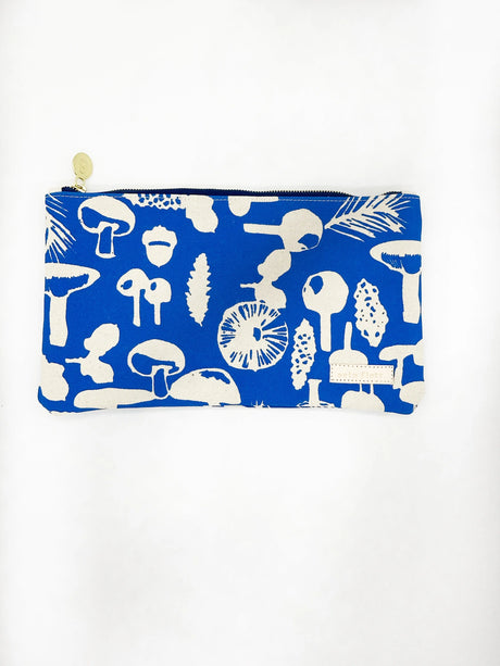 Royal Blue Mushroom Clutch - Erin Flett - The Woods Maine