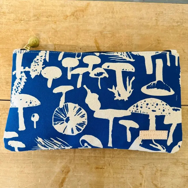 Royal Blue Mushroom Clutch - Erin Flett - The Woods Maine