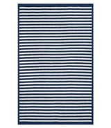 Sideline Stripe Navy Midi Blanket - ChappyWrap