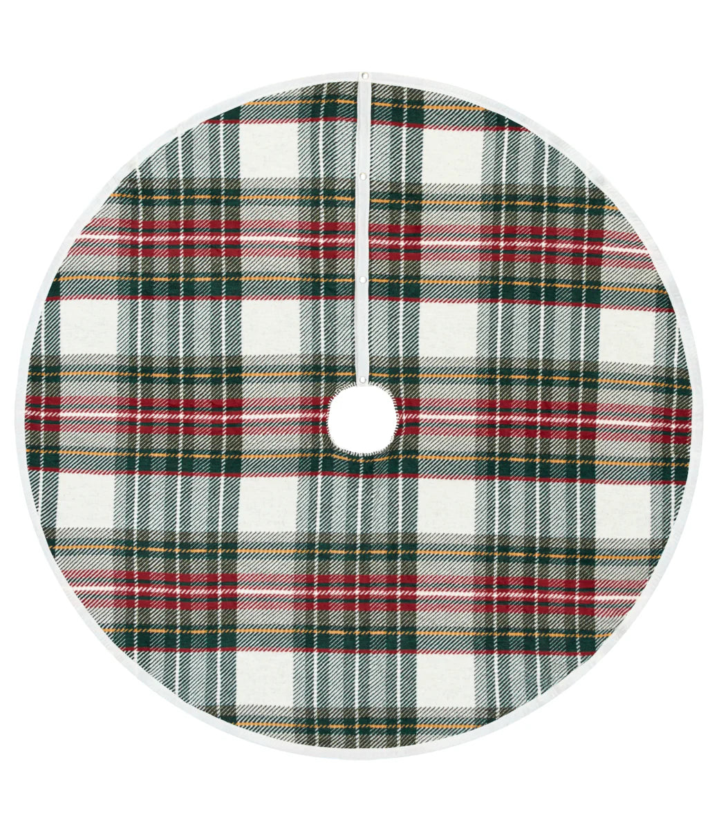 PRE-ORDER: Stewart Plaid Christmas Tree Skirt - Chappy Wrap