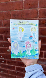 Mermaid Inspired Sticker Sheet - Andi’s Art