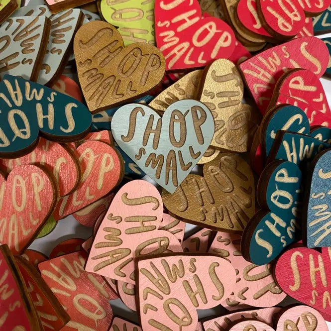 Shop Small Pins - SnowMade | Shop Small , Shop Maine. - The Woods Maine