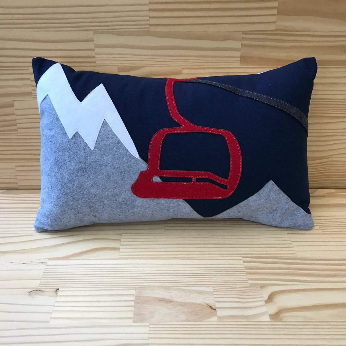 Mountain Chairlift 14" x 21" Pillow - The Salty Cottage | MADE IN THE USA