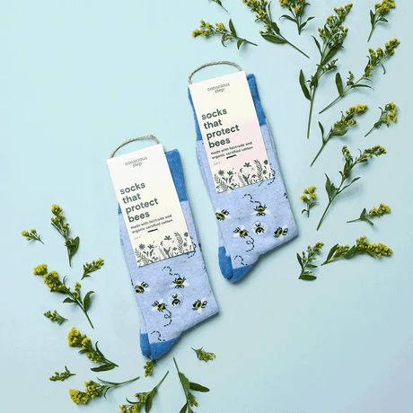 Socks That Protect Bees (Kids) - Conscious Step - The Woods Maine