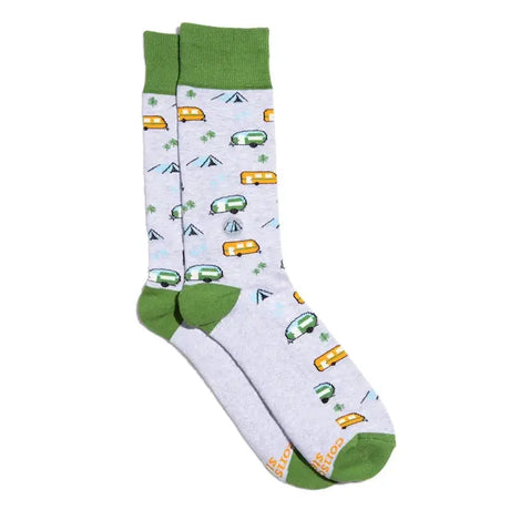 Socks That Protect National Parks with Campers - Conscious Step - The Woods Maine