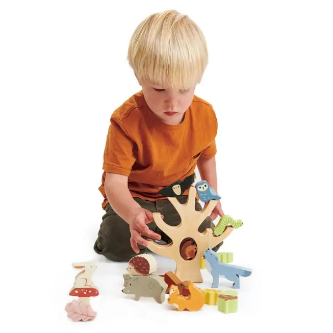 Stacking Forest Toy - Tender Leaf Toys - The Woods Maine