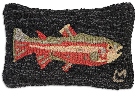 Steelhead Trout Pillow - Chandler 4 Corners - The Woods Maine