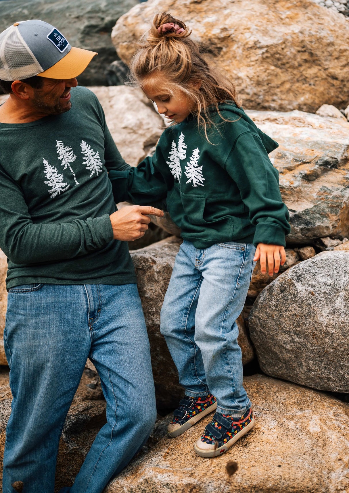 The Loon: Three Pines® Adult Long Sleeve - The Woods Maine