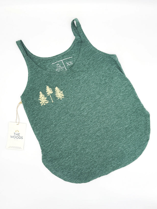 The Loon: Three Pines® Relaxed Tank Top - The Woods Maine