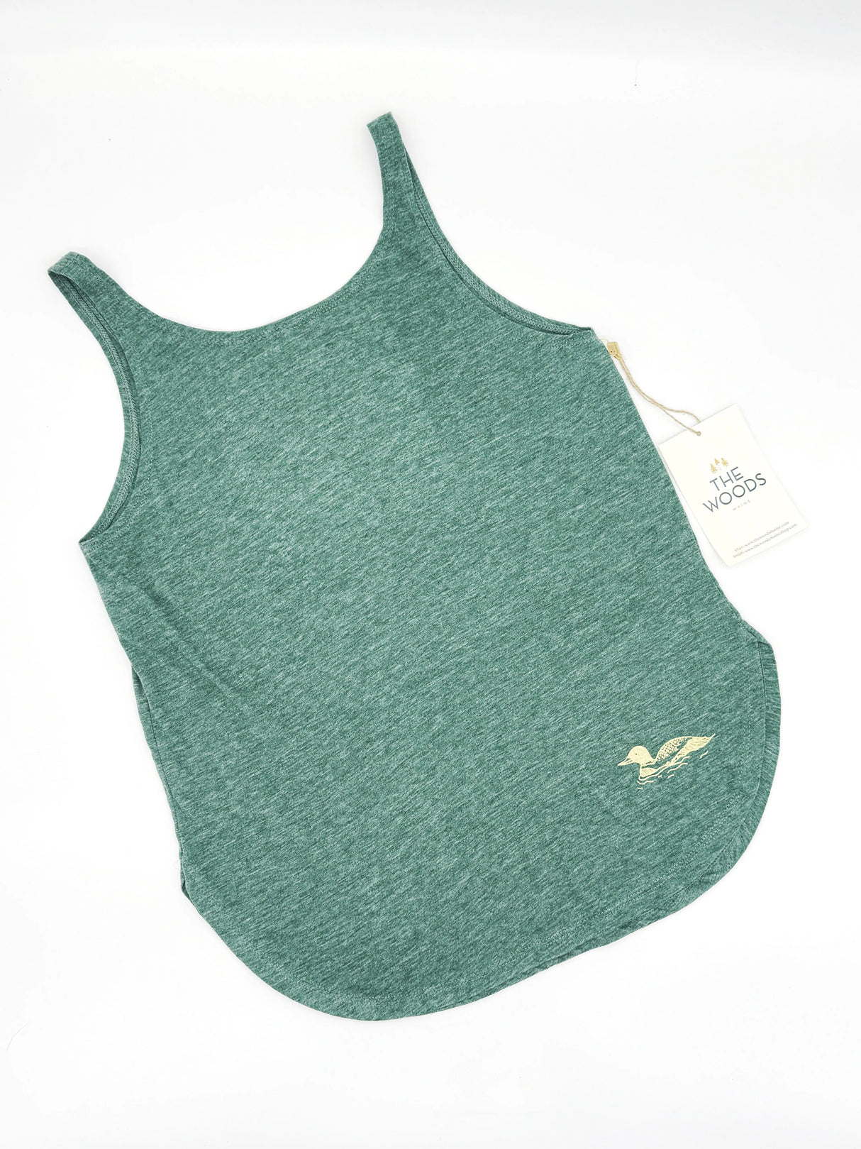 The Loon: Three Pines® Relaxed Tank Top - The Woods Maine