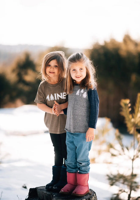 The Norway Toddler Baseball Long Sleeve - The Woods Maine