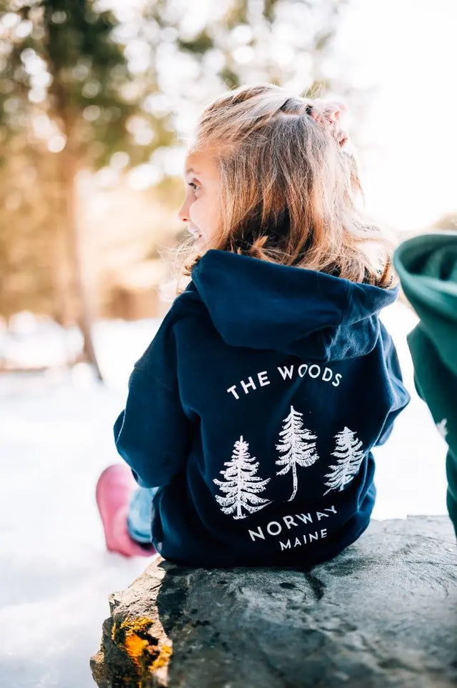 The Norway Toddler Zip Hoodie (Available in Two Colors) - The Woods Maine