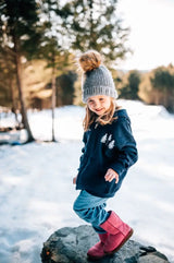 The Norway Toddler Zip Hoodie (Available in Two Colors) - The Woods Maine