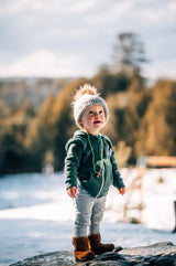 The Norway Toddler Zip Hoodie (Available in Two Colors) - The Woods Maine