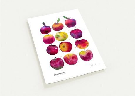 The Pommery Notecard 4-Pack - Kristin F. Simmons Watercolors - The Woods Maine