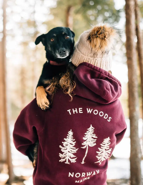 The Woods Maine®: The Norway Adult Heavy Hoodie (2 Colors Available) - The Woods Maine