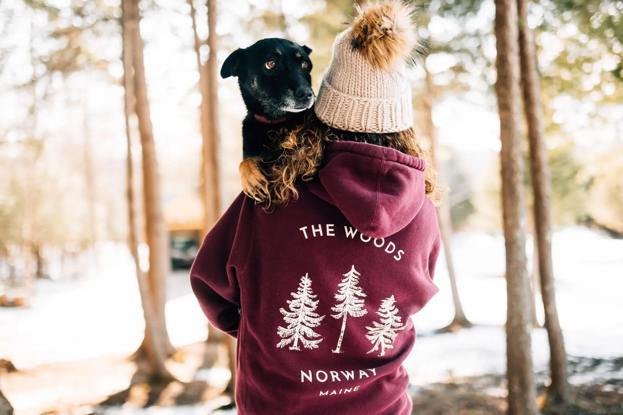 The Woods Maine®: The Norway Adult Heavy Hoodie (2 Colors Available) - The Woods Maine