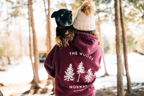 The Woods Maine®: The Norway Adult Heavy Hoodie (2 Colors Available) - The Woods Maine