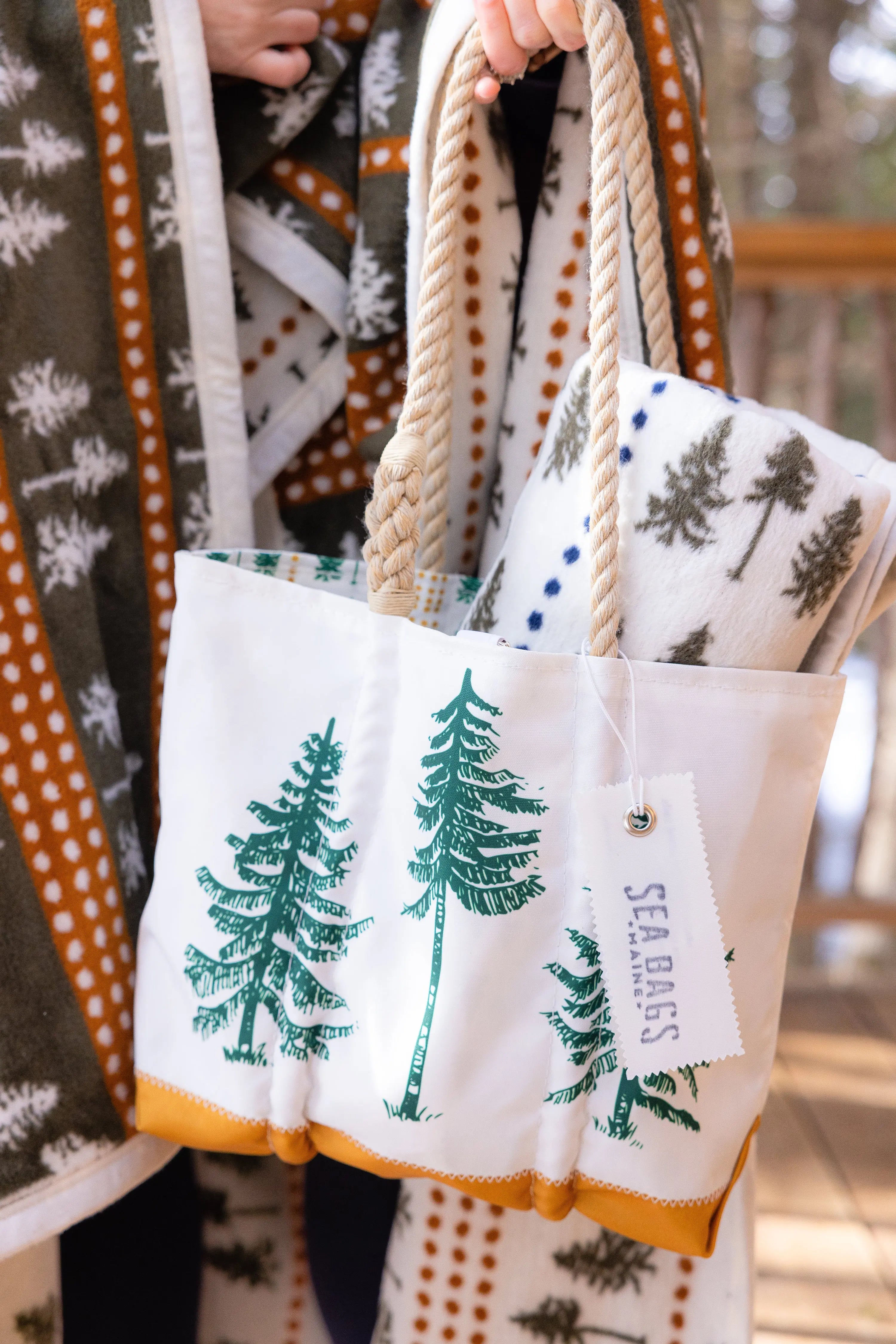 Three Pines Handbag by Sea Bags | Unique Forest Design – The