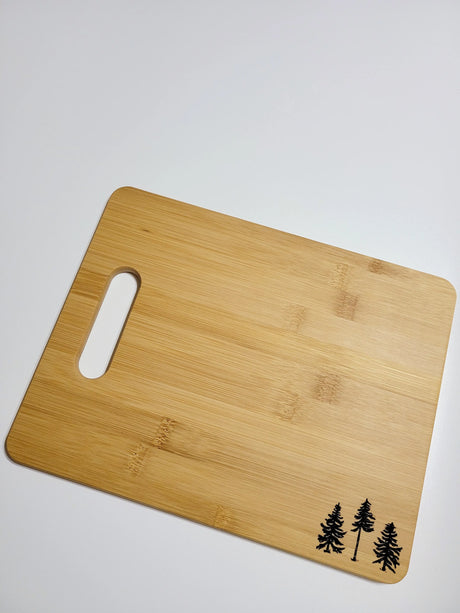 The Woods Maine: Three Pines® Large Bamboo Cutting Board - The Woods Maine
