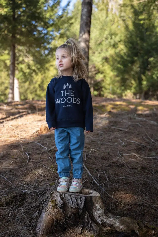 The Woods Maine® Toddler Crewneck Sweatshirt - The Woods Maine