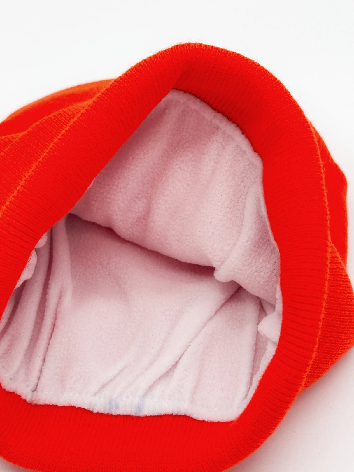 The Woods Maine®  Blaze Orange Patch Knit Hat - The Woods Maine