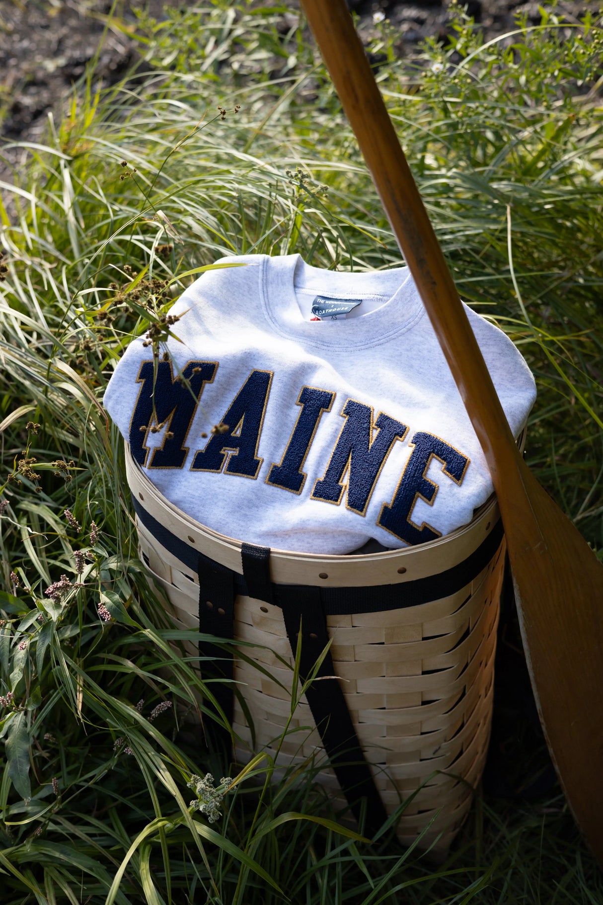 Maine Crewneck Adult Sweatshirt Made in the USA