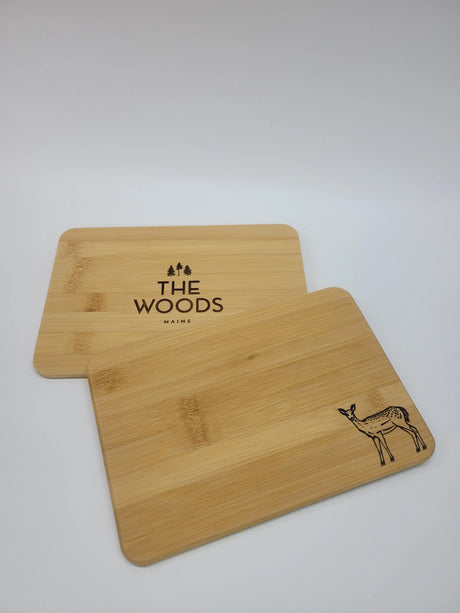 The Woods Maine® Deer Cutting Board - Snowdon Customs - The Woods Maine