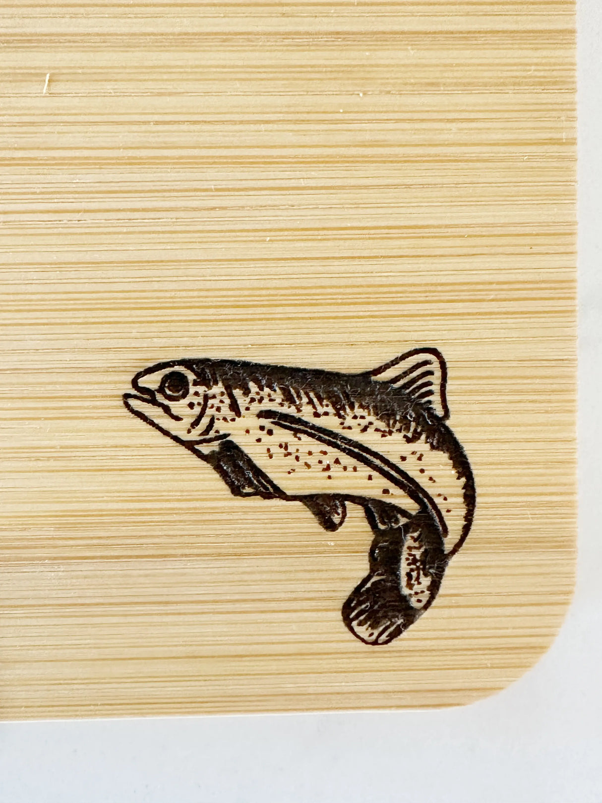 The Woods Maine® Trout Cutting Board - Snowdon Customs - The Woods Maine