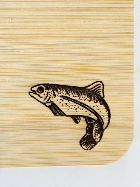 The Woods Maine® Trout Cutting Board - Snowdon Customs - The Woods Maine