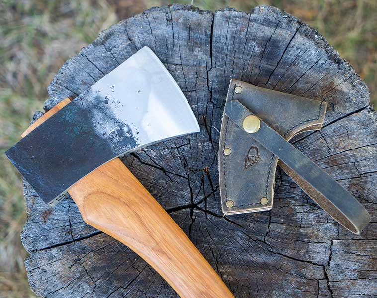 The Woods Maine® x Brant and Cochran Dirigo Belt Axe | Made in Maine - The Woods Maine