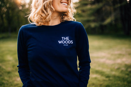 The Woods Maine®: From The Seas to the Trees® Adult Long Sleeve Shirt - The Woods Maine
