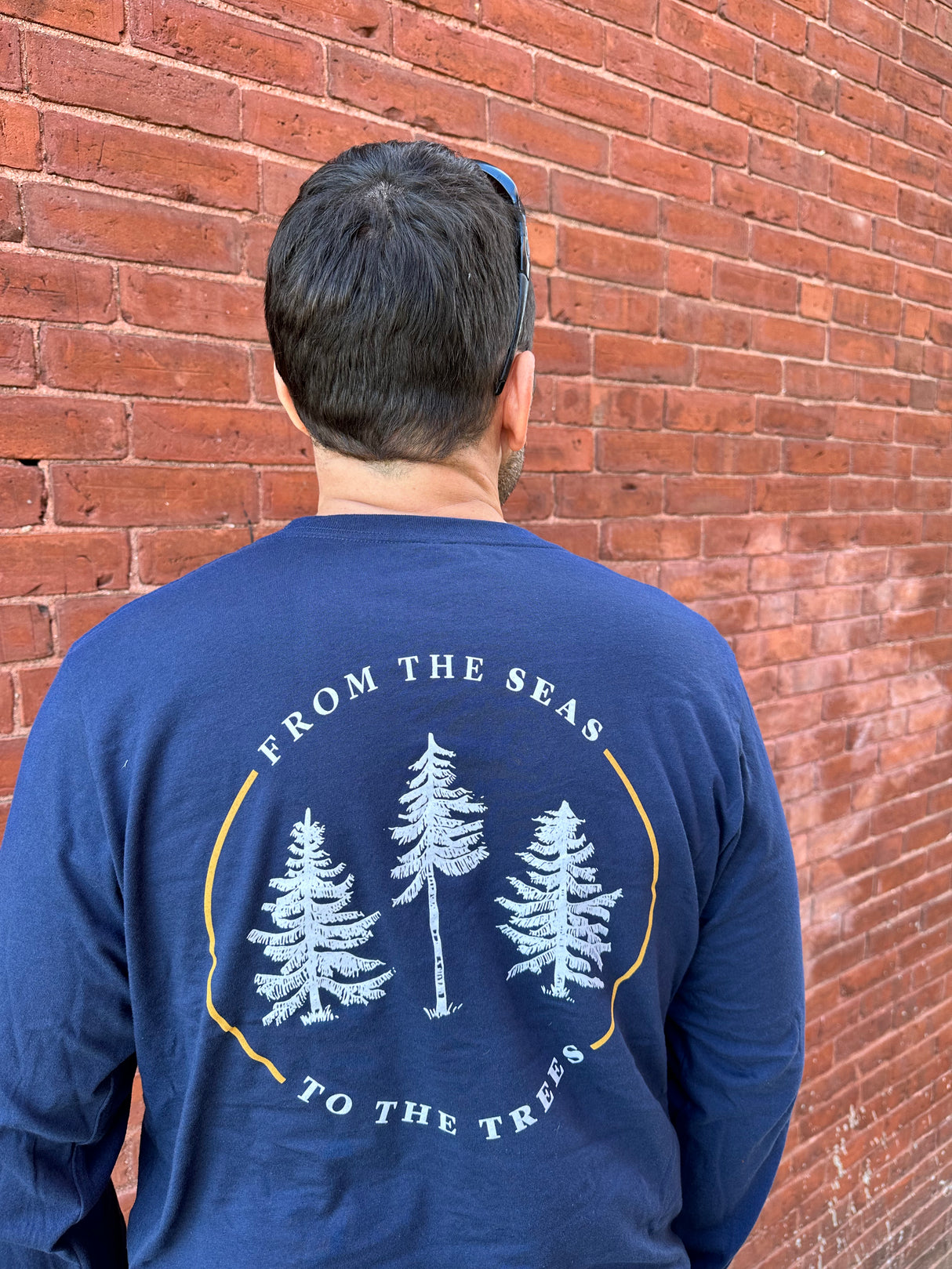 The Woods Maine®: From The Seas to the Trees® Adult Long Sleeve Shirt - The Woods Maine