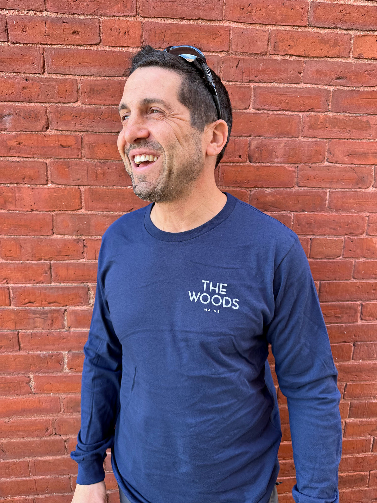 The Woods Maine®: From The Seas to the Trees® Adult Long Sleeve Shirt - The Woods Maine