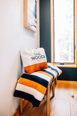 The Woods Maine®: Pinstripe x Chappy Wrap | Maine's Best Heirloom Blanket - The Woods Maine