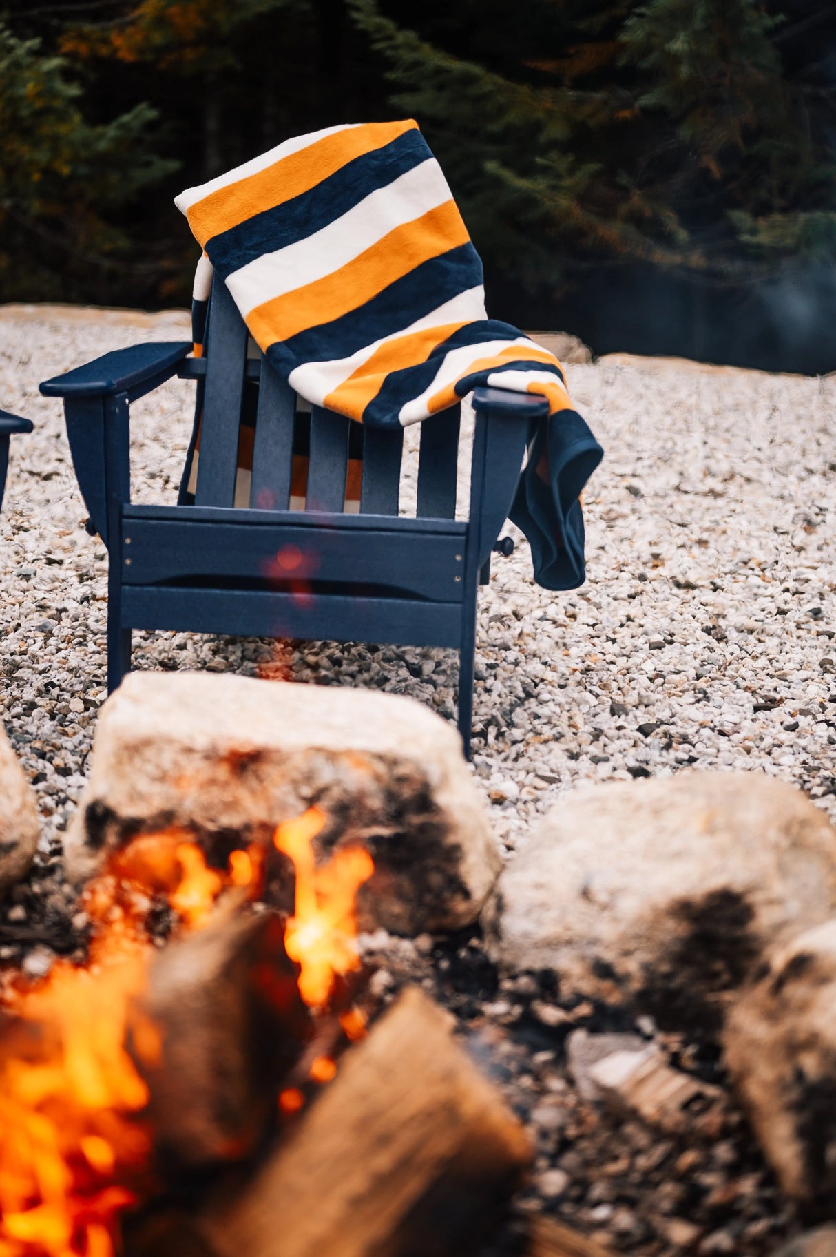 The Woods Maine®: Pinstripe x Chappy Wrap | Maine's Best Heirloom Blanket - The Woods Maine