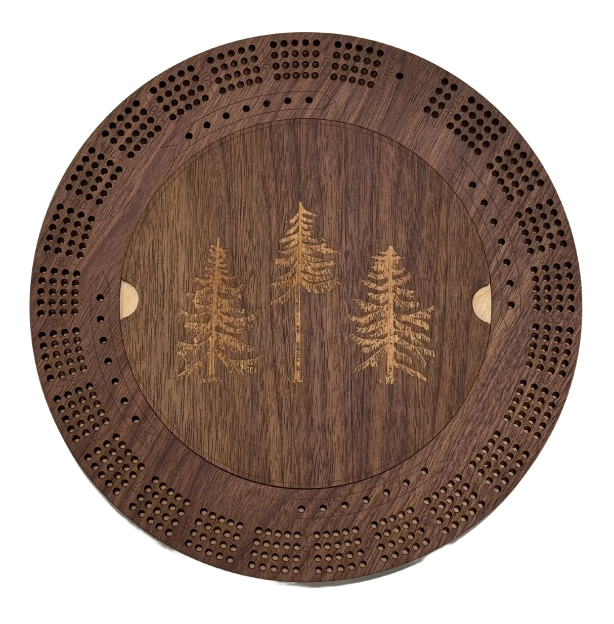 The Woods Maine®: Three Pines® 4-Player Cribbage Board - The Woods Maine