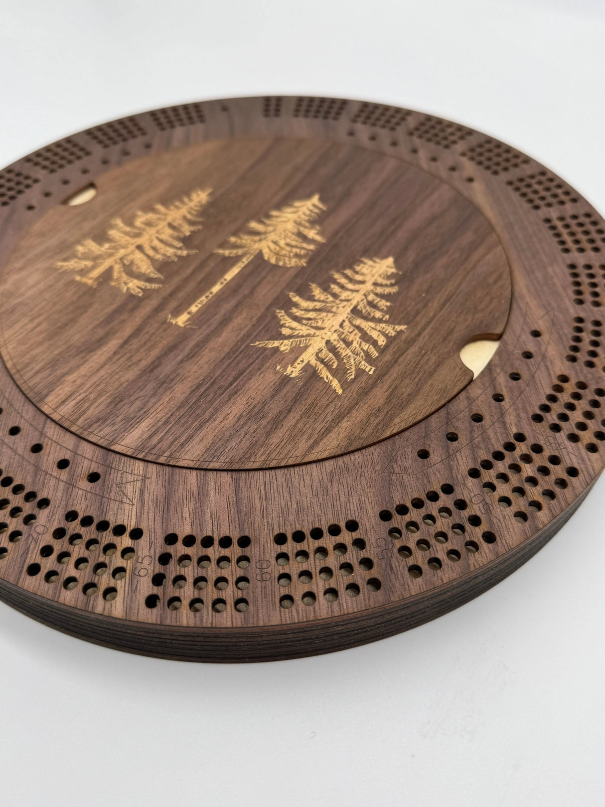 The Woods Maine®: Three Pines® 4-Player Cribbage Board - The Woods Maine