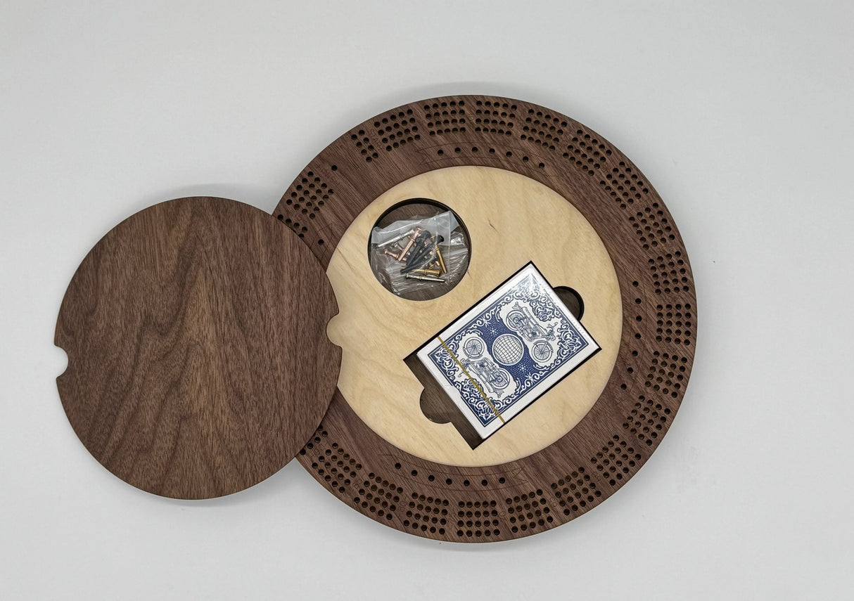 The Woods Maine®: Three Pines® 4-Player Cribbage Board - The Woods Maine