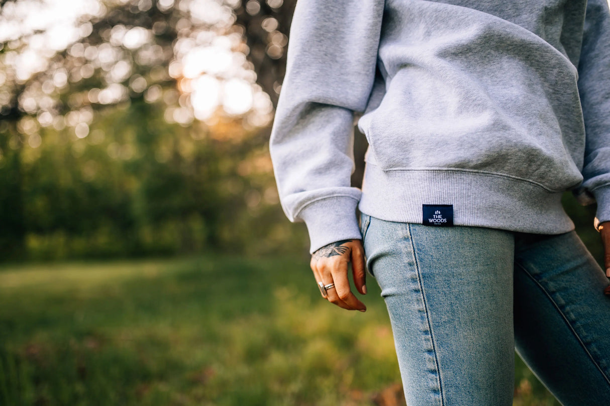 The Woods Maine®: Three Pines® Embroidered Adult Quarter Zip - The Woods Maine