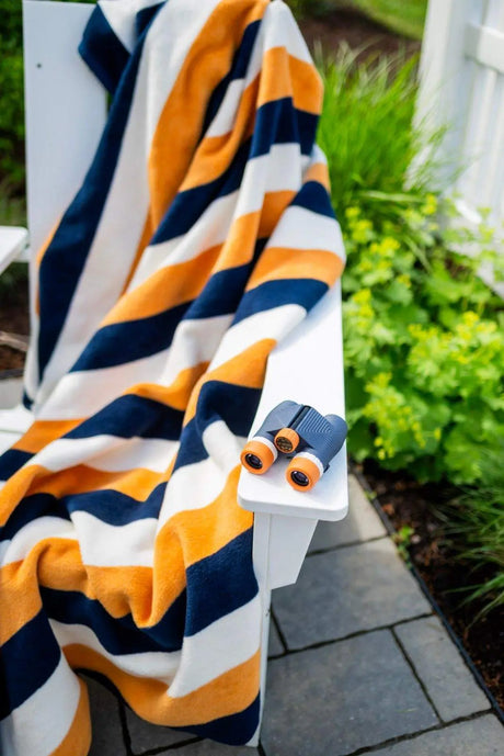 BUNDLE: The Woods Maine®: Pinstripe Chappy Wrap + TWM Nocs Provisions Binoculars - The Woods Maine