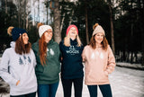 Three Pines® Maine Adult Heavy Hooded Sweatshirt (2 Colors Available) - The Woods Maine