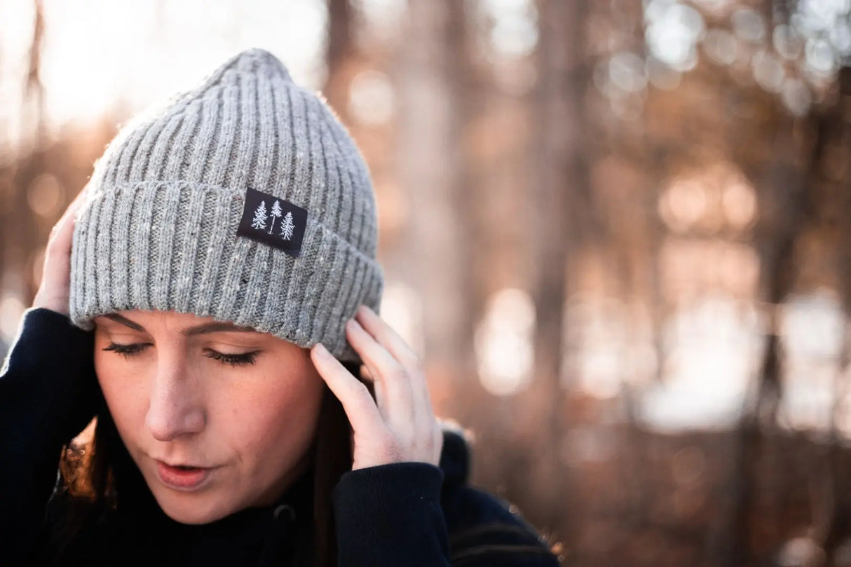Three Pines® Merino Wool Knit Hat (2 Colors Available) - The Woods Maine